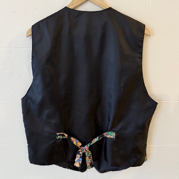 Vintage Kyote Hand-Painted Teddy Bear Print Vest - Picture 4 of 8